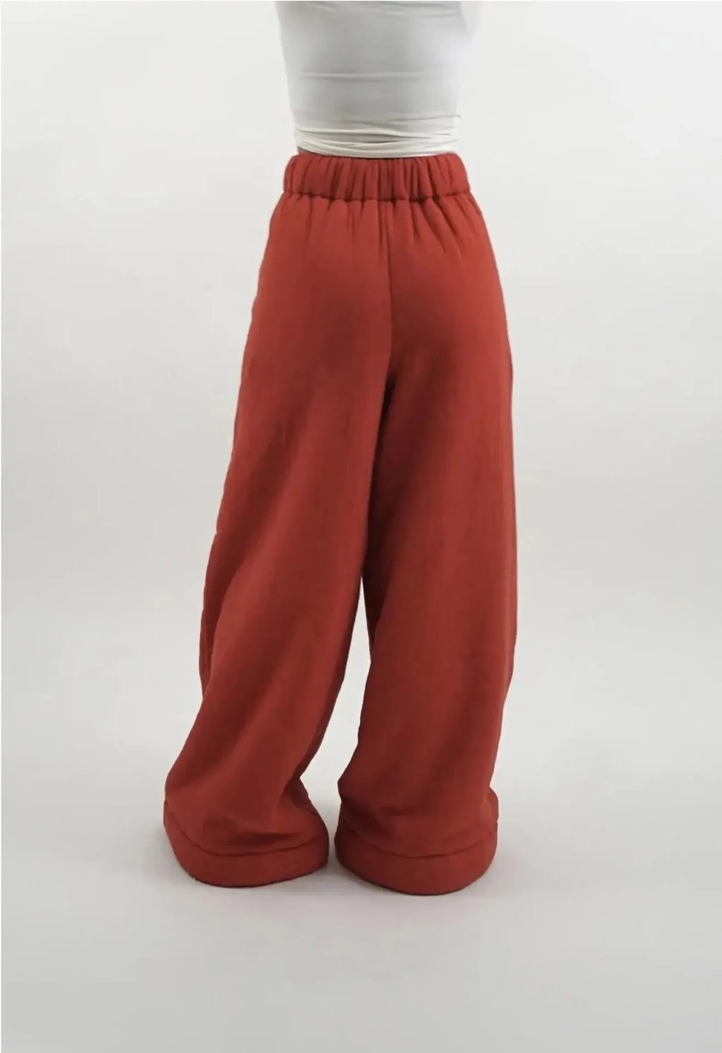 Cotton Lounge Trousers for Women - Comfortable Casual Pants for Relaxation and Home Wear - Soft Fabric, Adjustable Waist