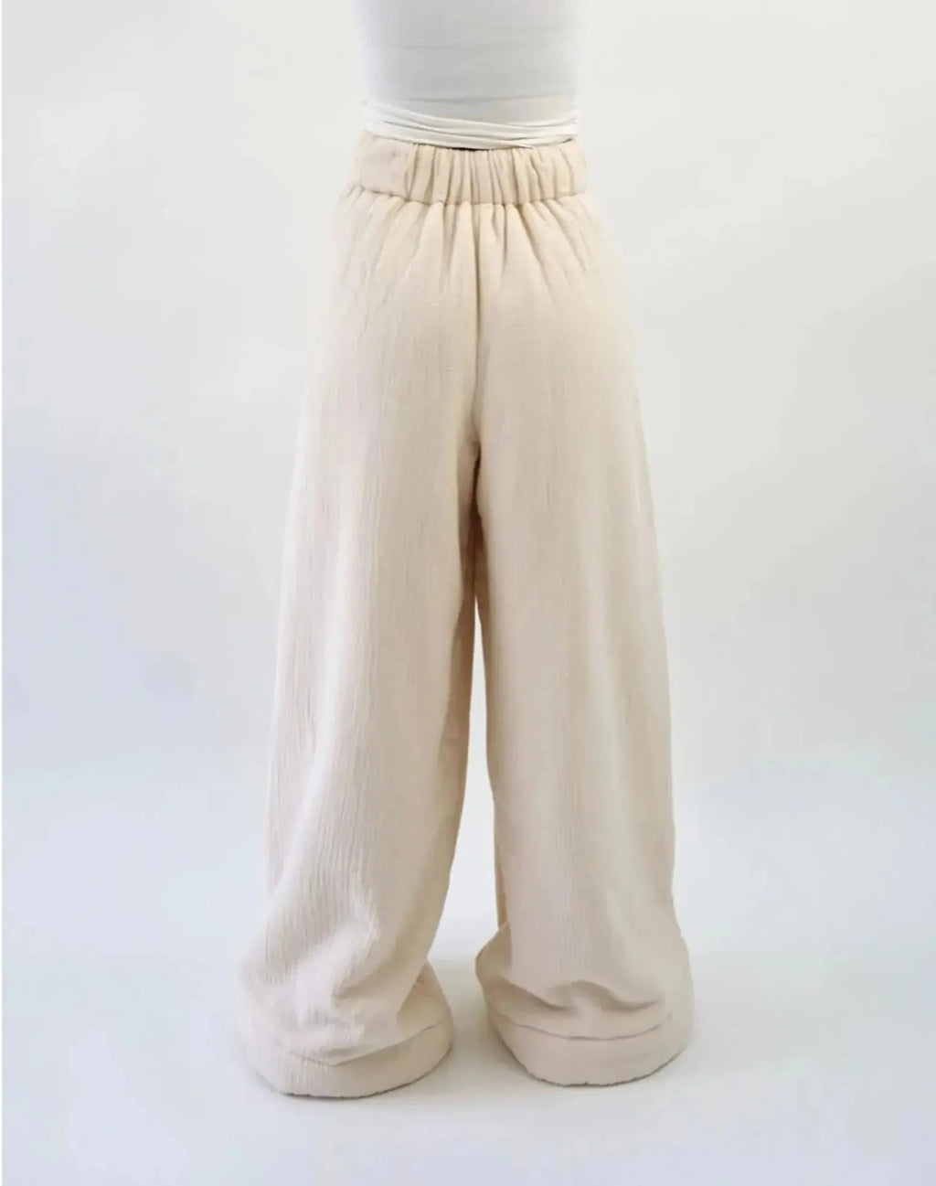 Cotton Lounge Trousers for Women - Comfortable Casual Pants for Relaxation and Home Wear - Soft Fabric, Adjustable Waist