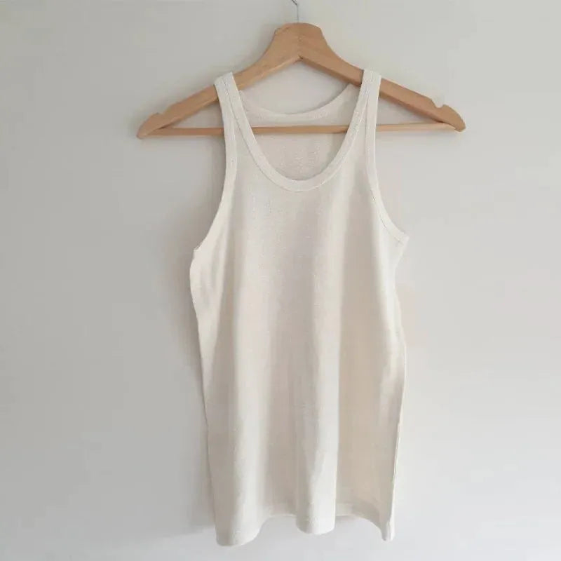 Cotton Tank Top for Everyday Wear - Comfortable Sleeveless Design - Casual Women's Apparel