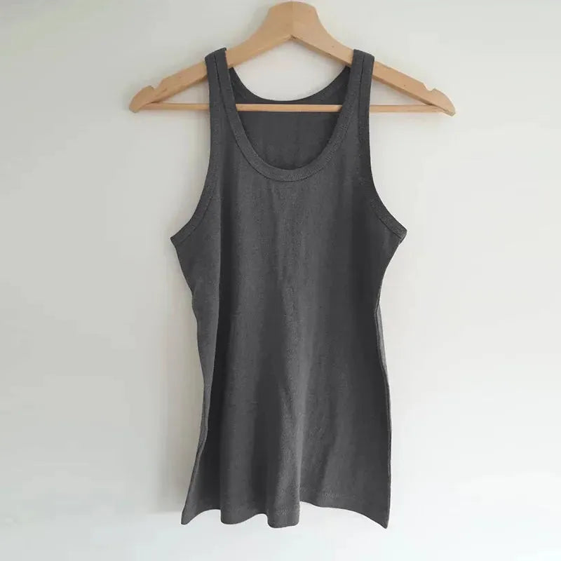 Cotton Tank Top for Everyday Wear - Comfortable Sleeveless Design - Casual Women's Apparel