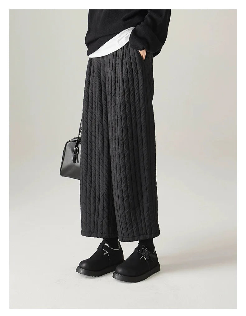 Cotton Wide-Leg Pants for Women - Comfortable Casual Trousers for Everyday Wear - Versatile Fashion Bottoms