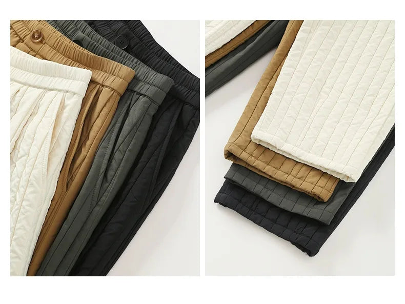 Cotton Wide-Leg Pants for Women - Comfortable Casual Trousers for Everyday Wear - Versatile Fashion Bottoms