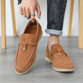 Cow Suede Loafers for Men | Comfortable Casual Slip-On Shoes | Versatile Footwear for Everyday Wear