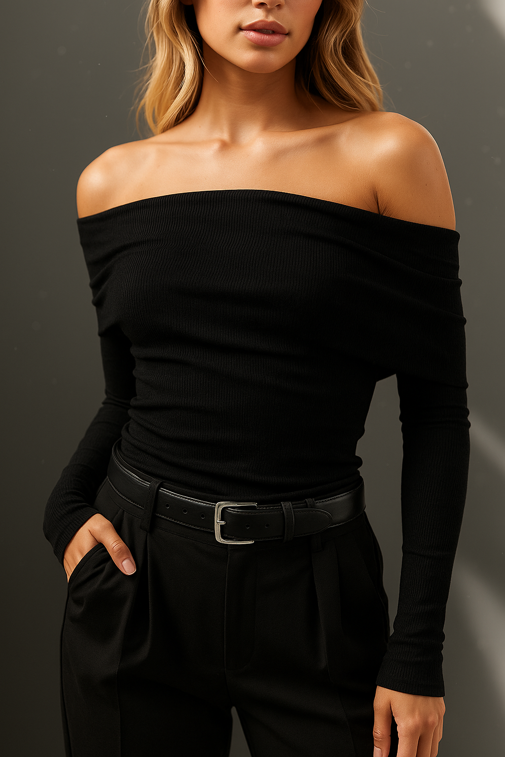 Crossbody Top in Soft Fabric - Casual Everyday Wear with Adjustable Straps - Versatile Women's Fashion