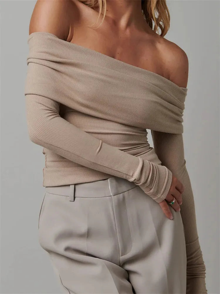 Crossbody Top in Soft Fabric - Casual Everyday Wear with Adjustable Straps - Versatile Women's Fashion