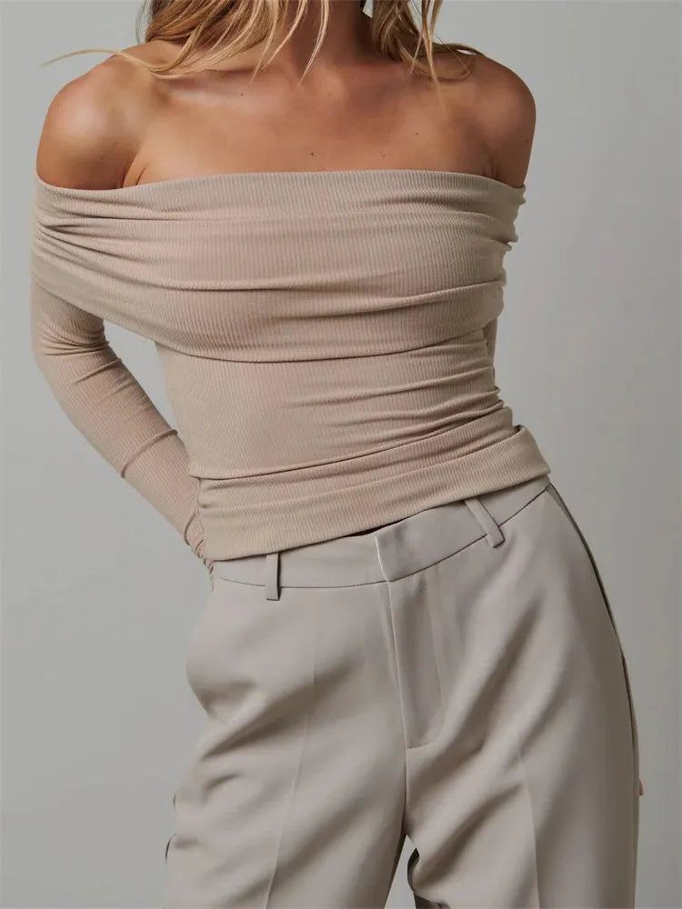 Crossbody Top in Soft Fabric - Casual Everyday Wear with Adjustable Straps - Versatile Women's Fashion