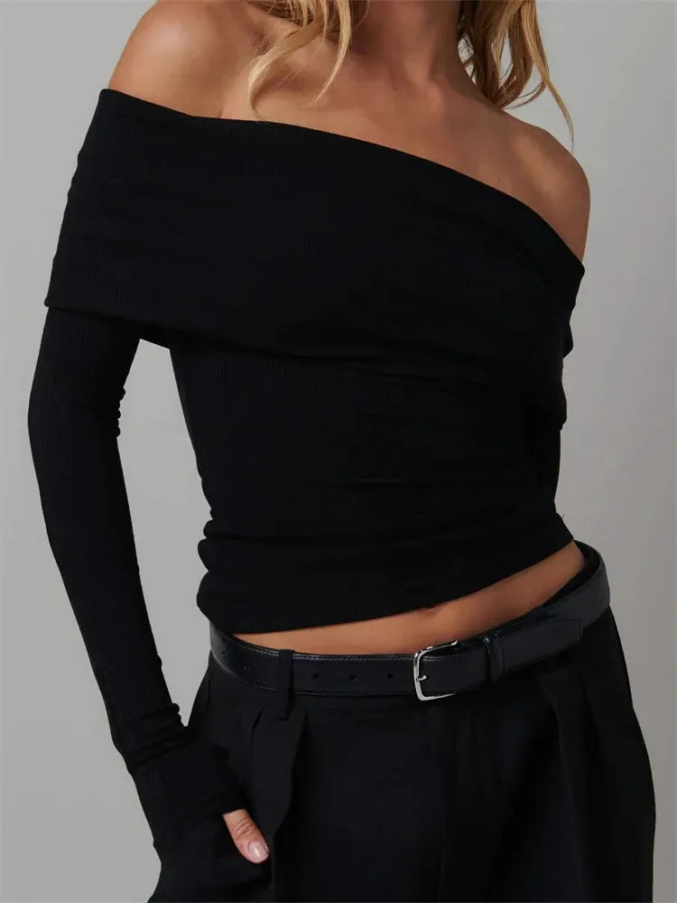 Crossbody Top in Soft Fabric - Casual Everyday Wear with Adjustable Straps - Versatile Women's Fashion