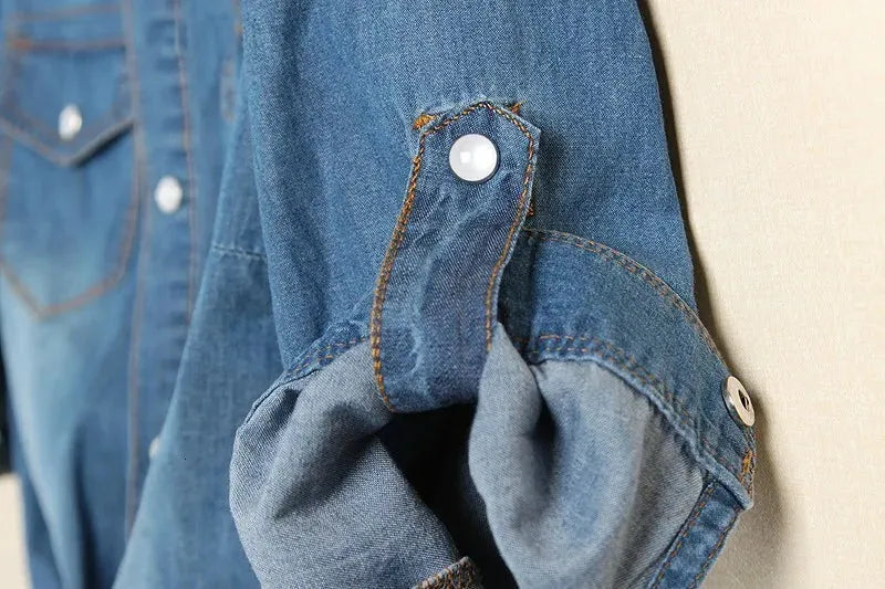 Denim Crop Top for Summer - Lightweight Casual Style for Women