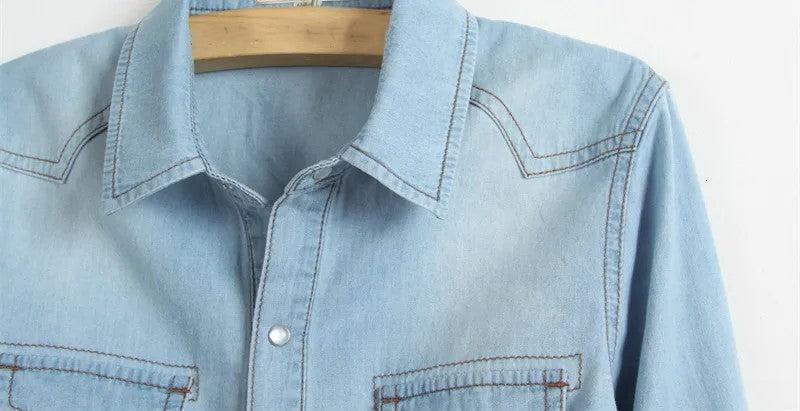 Denim Crop Top for Summer - Lightweight Casual Style for Women