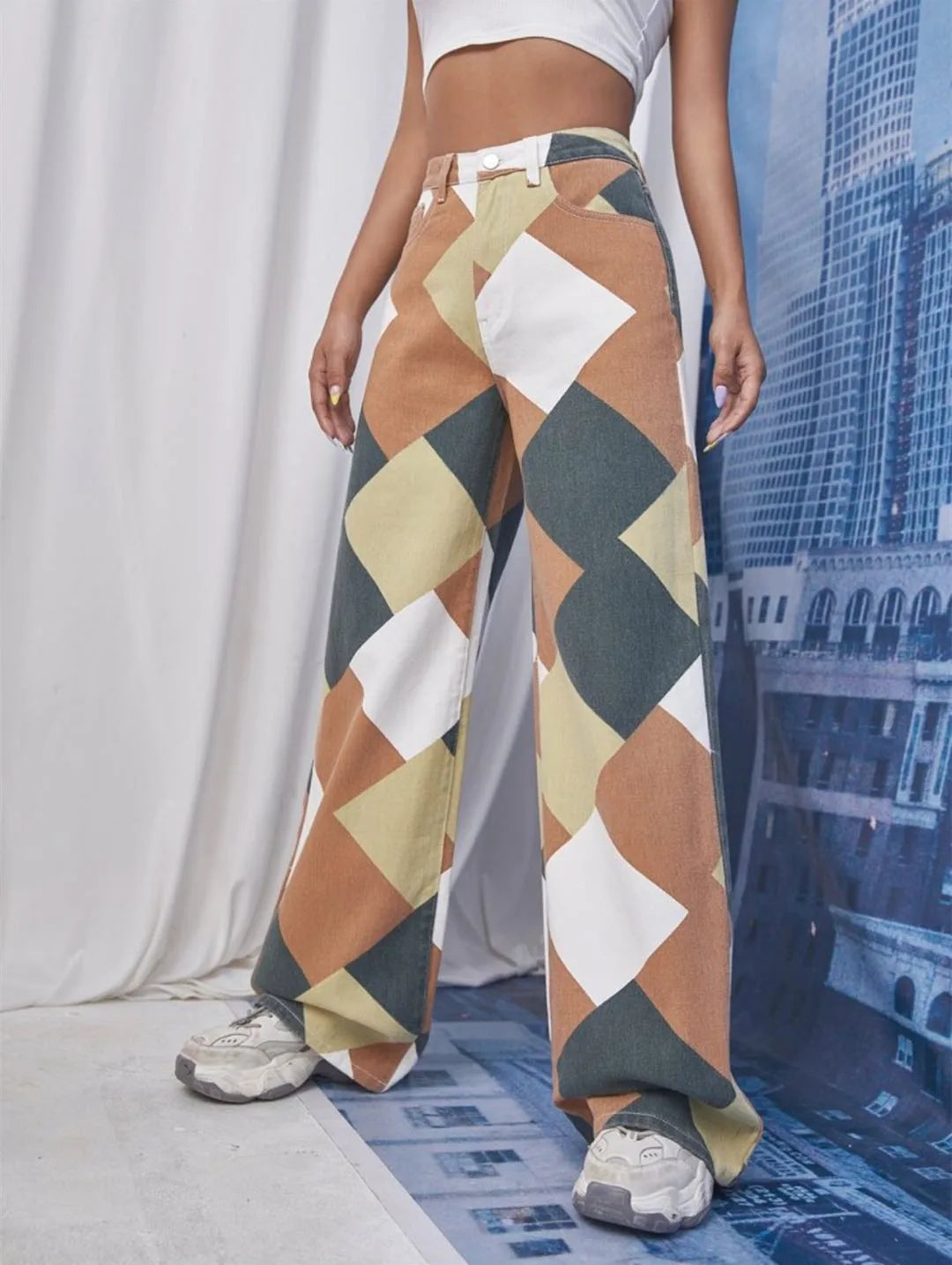 Denim Jeans with Stretch Fabric - Classic Fit Casual Trousers for Everyday Wear