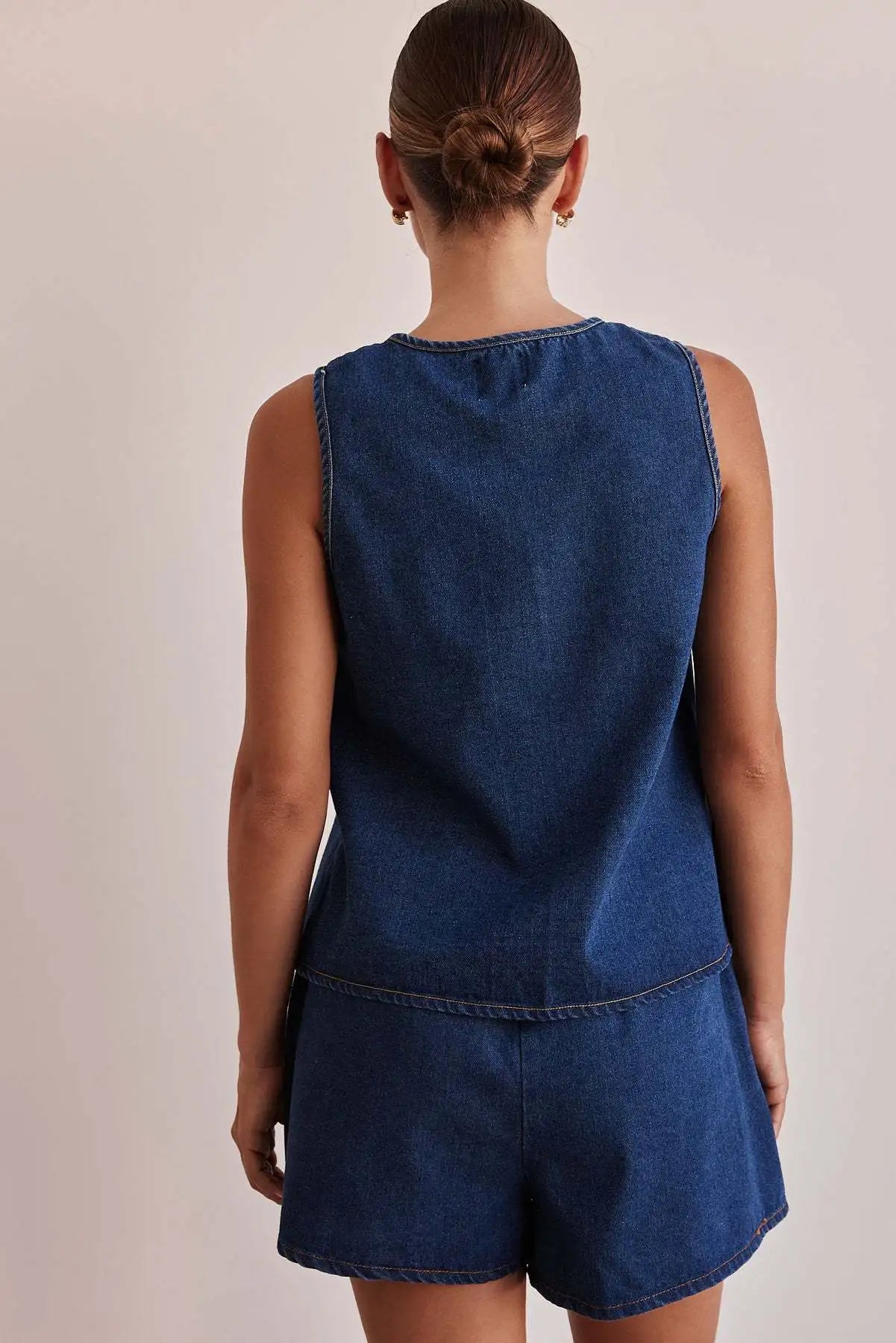 Denim Tie Set for Men - Casual Style, Versatile Fashion Accessory, Perfect for Weddings and Events