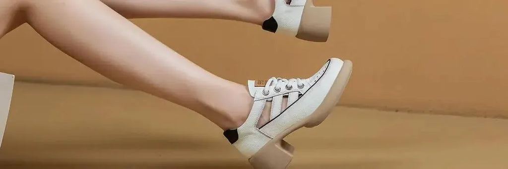 Derby Heels for Women - Elegant Leather Design for Formal and Casual Wear - Classic Black