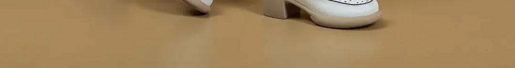 Derby Heels for Women - Elegant Leather Design for Formal and Casual Wear - Classic Black