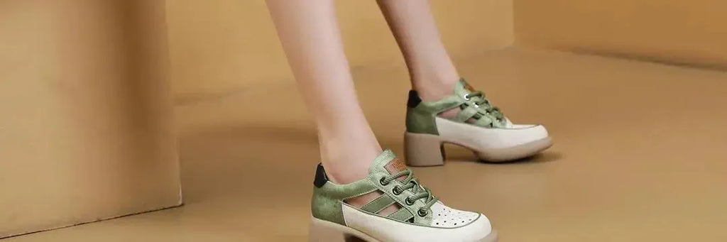 Derby Heels for Women - Elegant Leather Design for Formal and Casual Wear - Classic Black