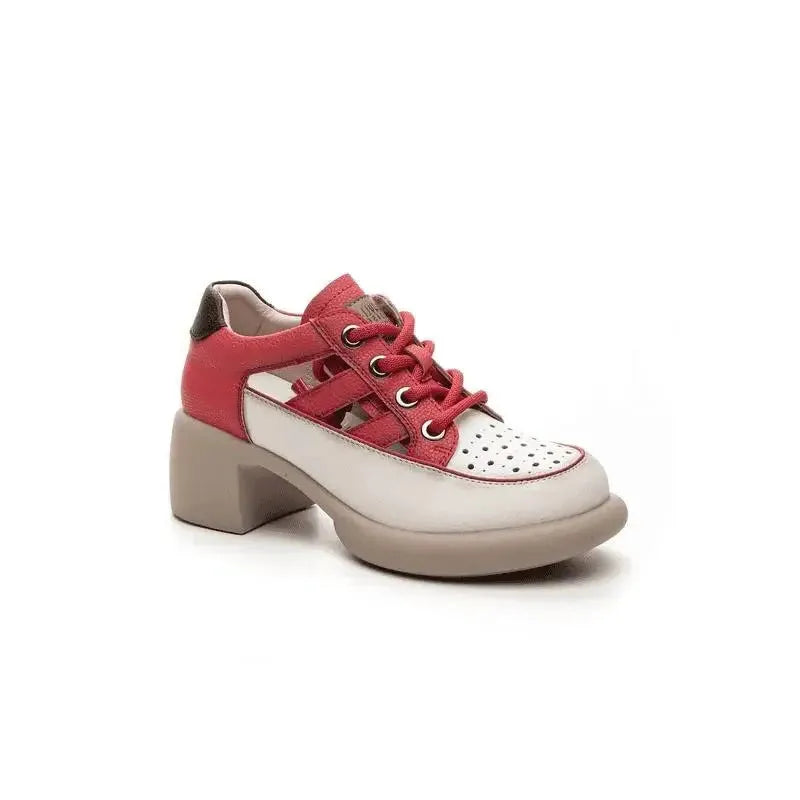 Derby Heels for Women - Elegant Leather Design for Formal and Casual Wear - Classic Black