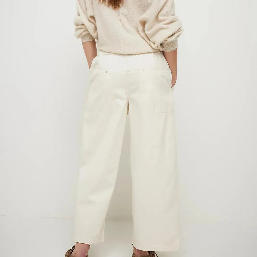 Drawstring Jeans for Women - Comfortable Cotton Weekender Style - Casual Fit for Everyday Wear