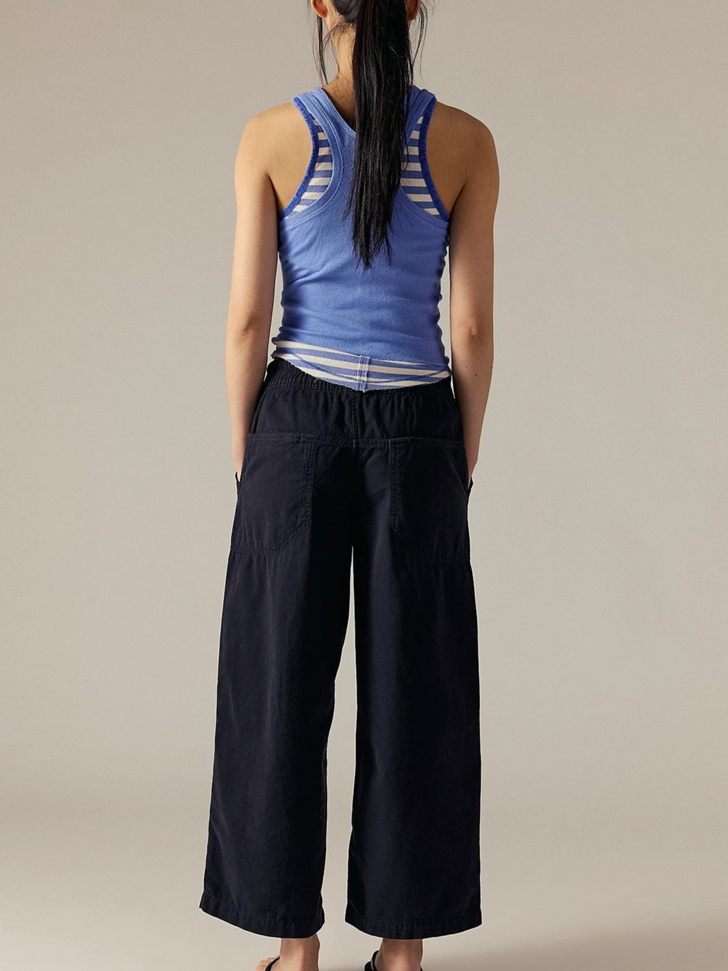 Drawstring Jeans for Women - Comfortable Cotton Weekender Style - Casual Fit for Everyday Wear