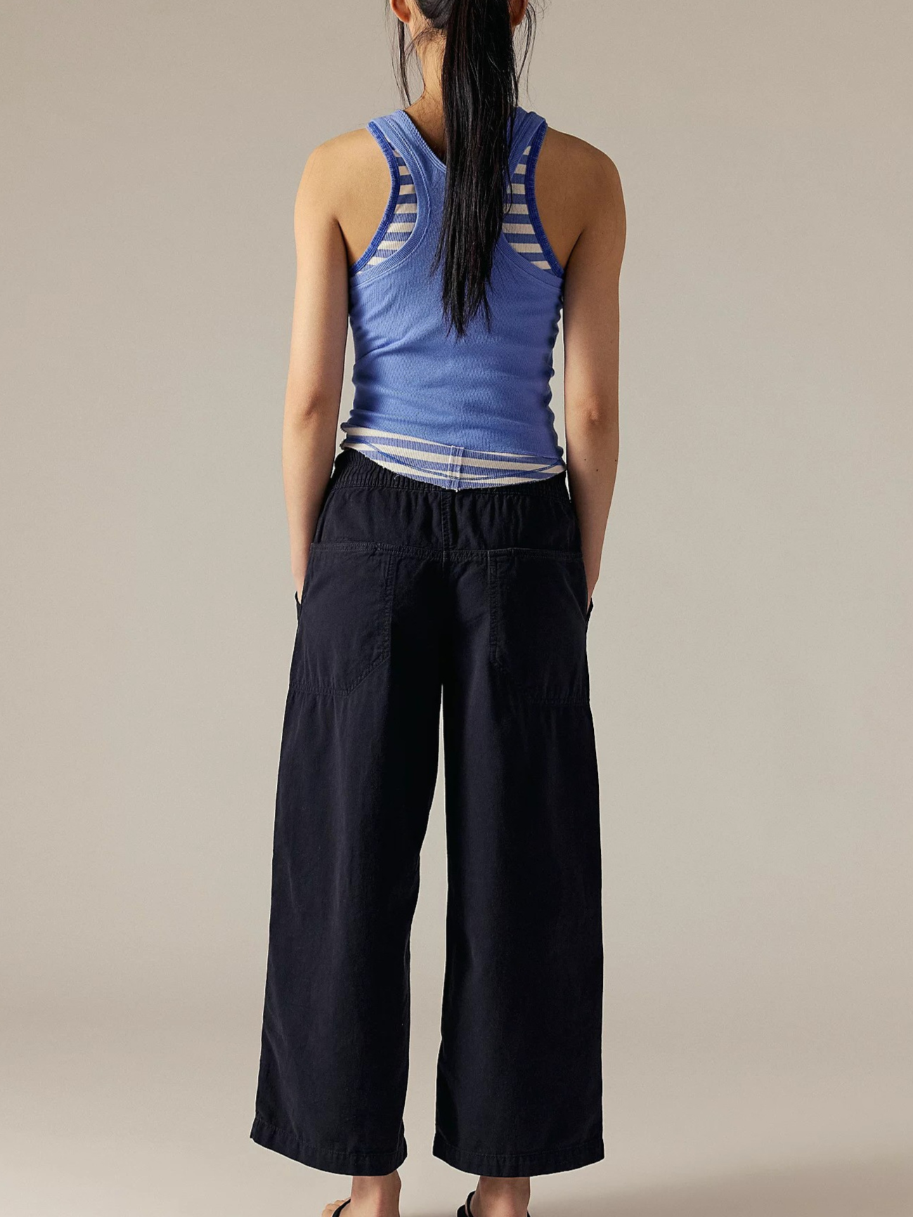 Drawstring Jeans for Women - Comfortable Cotton Weekender Style - Casual Fit for Everyday Wear