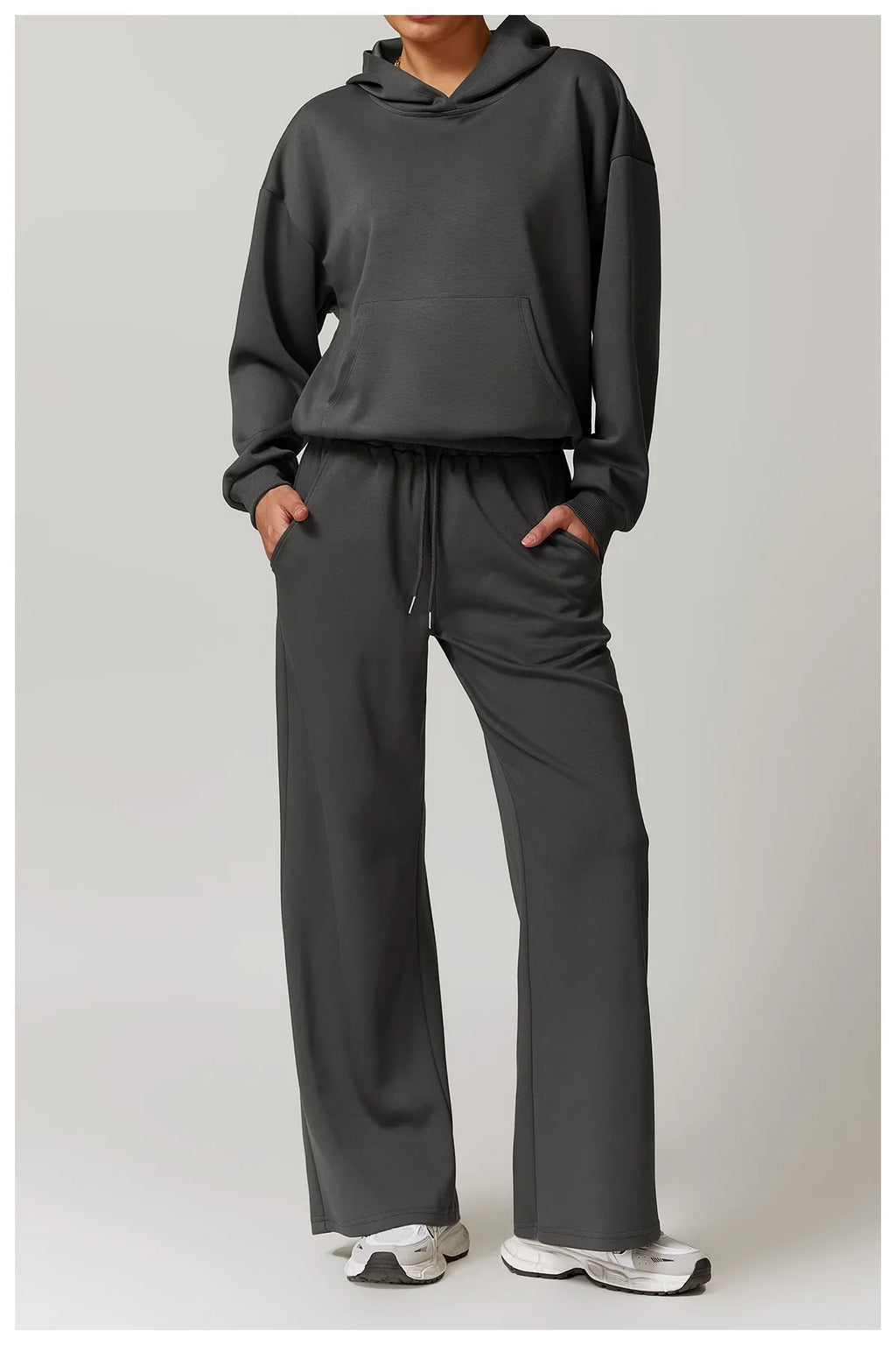 High Rise Stretch Pants for Women - Comfortable Casual Trousers for Everyday Wear