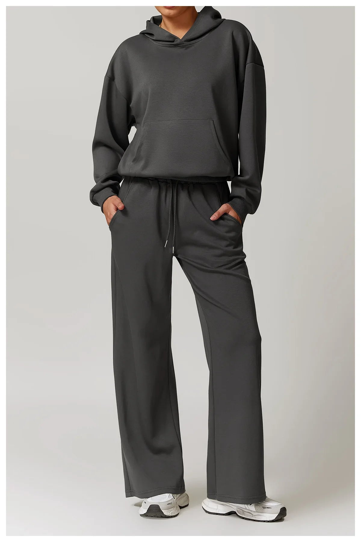 High Rise Stretch Pants for Women - Comfortable Casual Trousers for Everyday Wear