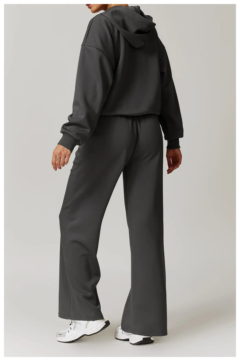 High Rise Stretch Pants for Women - Comfortable Casual Trousers for Everyday Wear