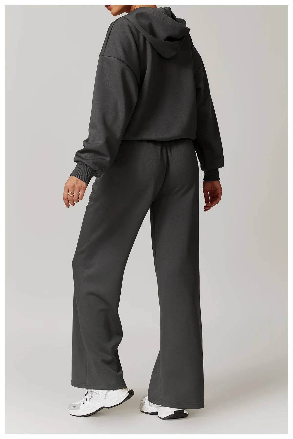 High Rise Stretch Pants for Women - Comfortable Casual Trousers for Everyday Wear