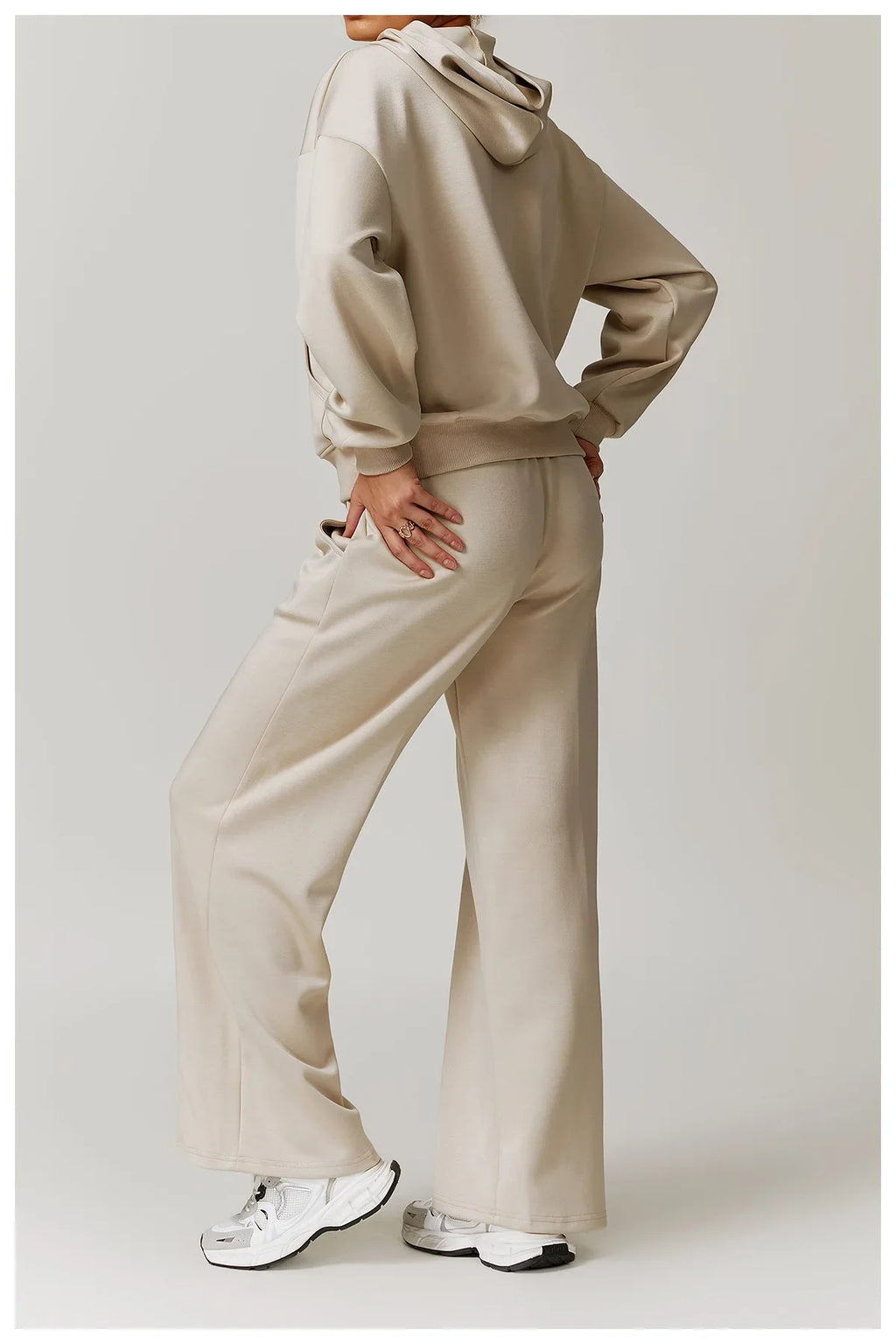 High Rise Stretch Pants for Women - Comfortable Casual Trousers for Everyday Wear