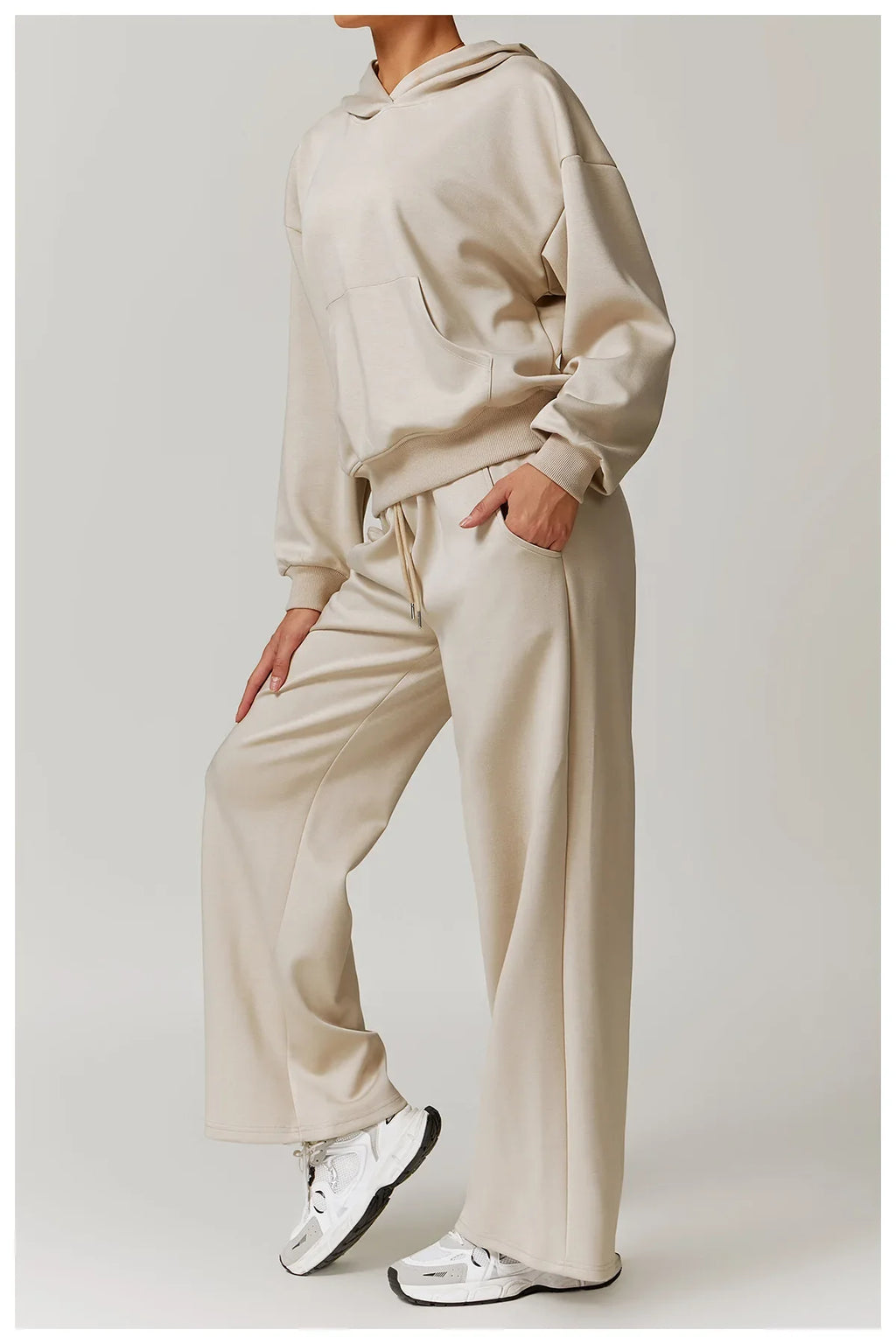 High Rise Stretch Pants for Women - Comfortable Casual Trousers for Everyday Wear