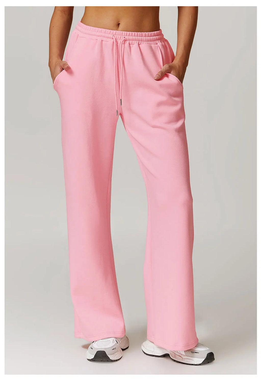 High Rise Stretch Pants for Women - Comfortable Casual Trousers for Everyday Wear