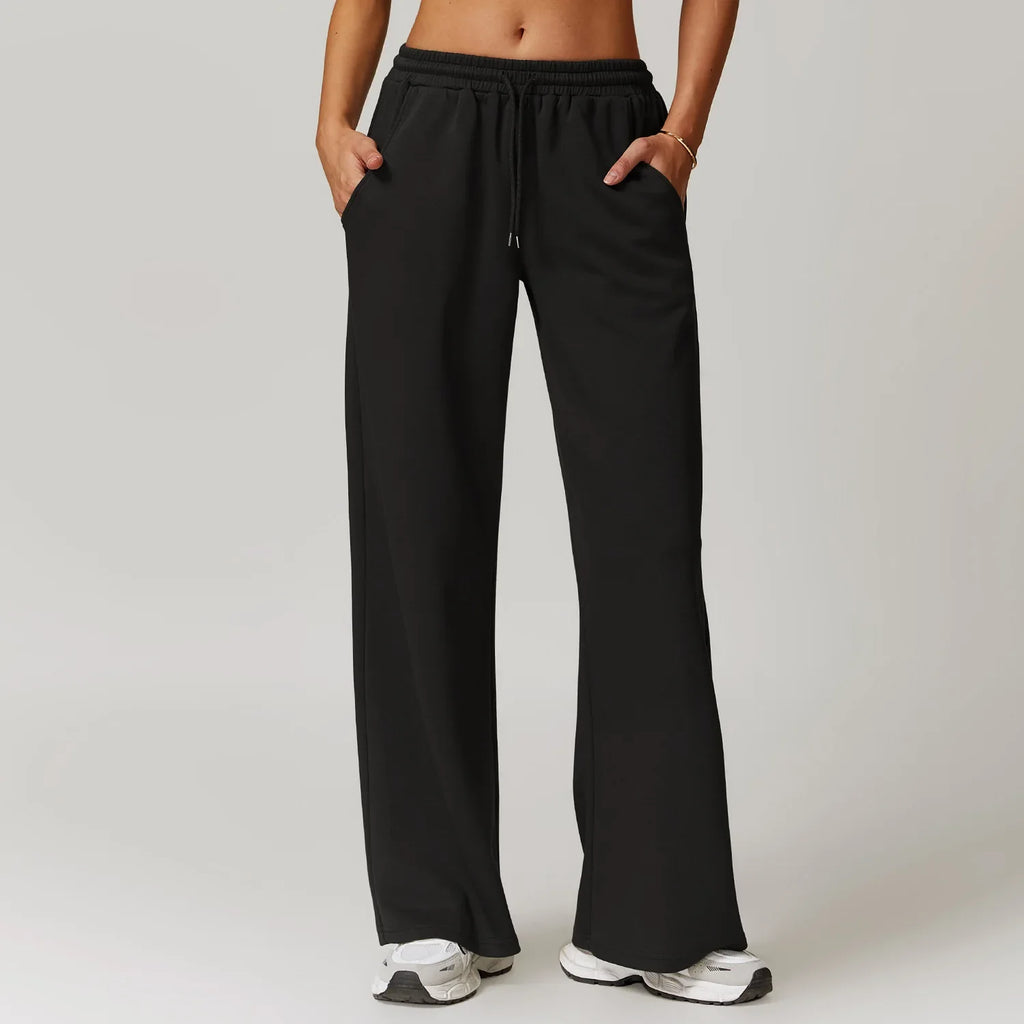 High Rise Stretch Pants for Women - Comfortable Casual Trousers for Everyday Wear