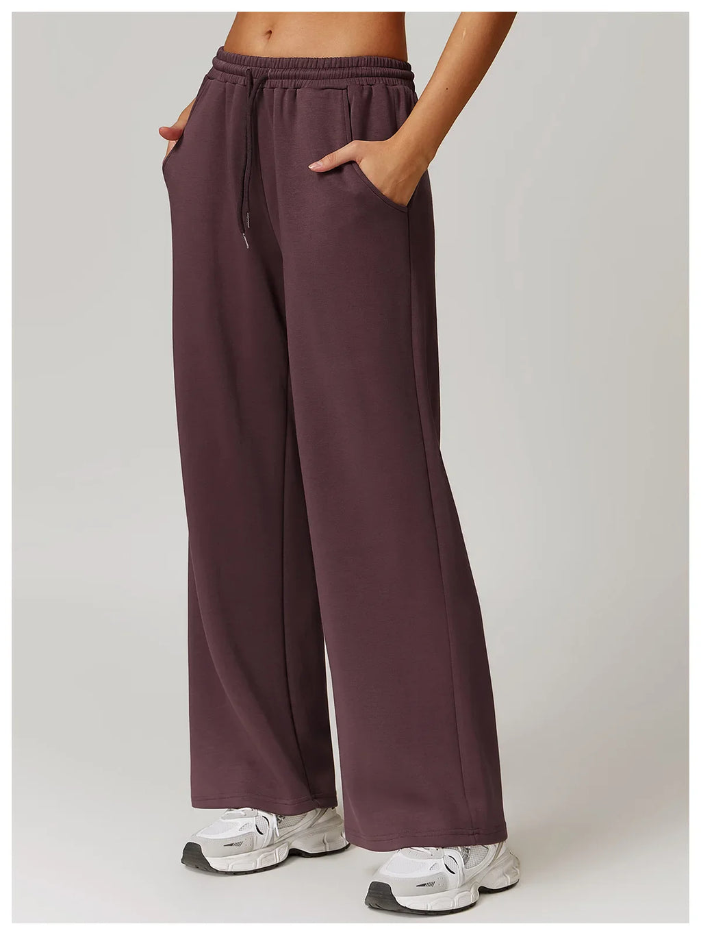 High Rise Stretch Pants for Women - Comfortable Casual Trousers for Everyday Wear