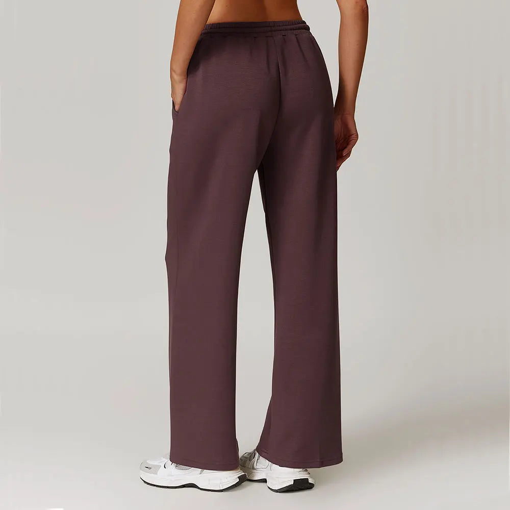 High Rise Stretch Pants for Women - Comfortable Casual Trousers for Everyday Wear
