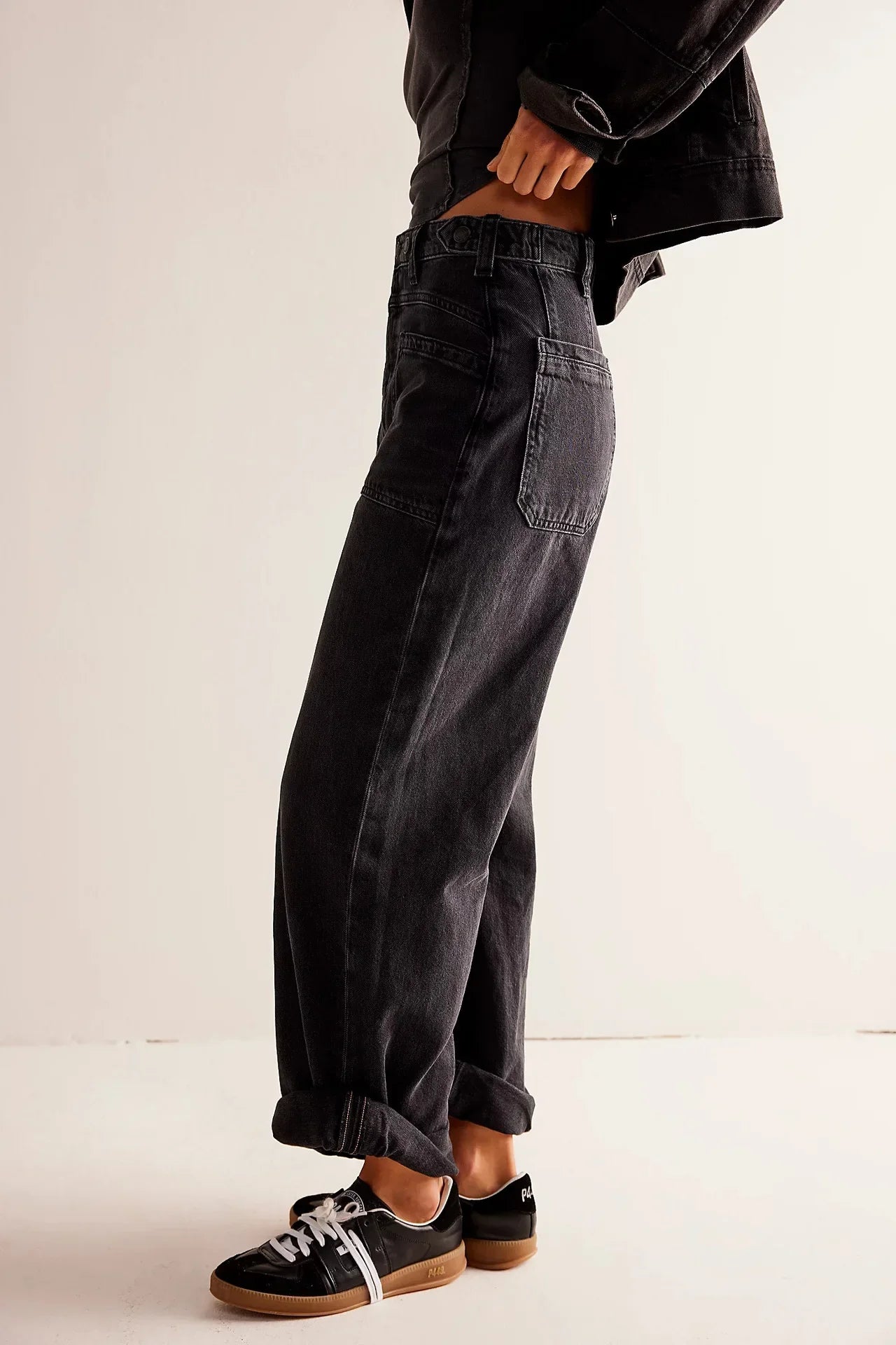 High-Waist Wide-Leg Denim Jeans for Women - Stylish Casual Fit, Versatile Everyday Wear, Available in Multiple Sizes