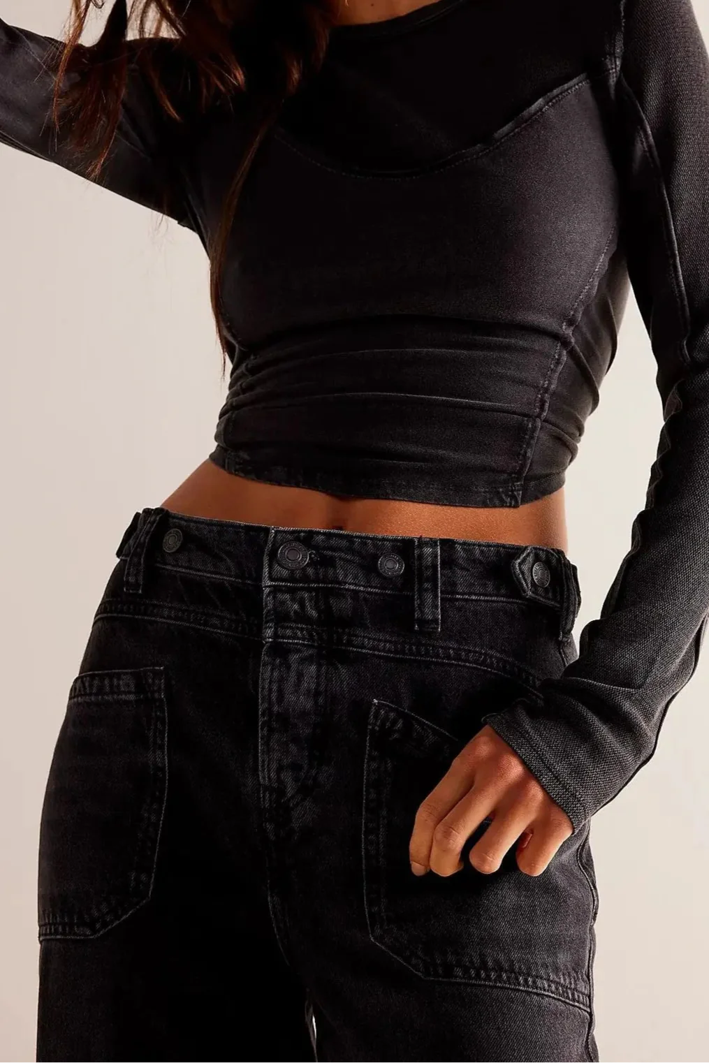 High-Waist Wide-Leg Denim Jeans for Women - Stylish Casual Fit, Versatile Everyday Wear, Available in Multiple Sizes