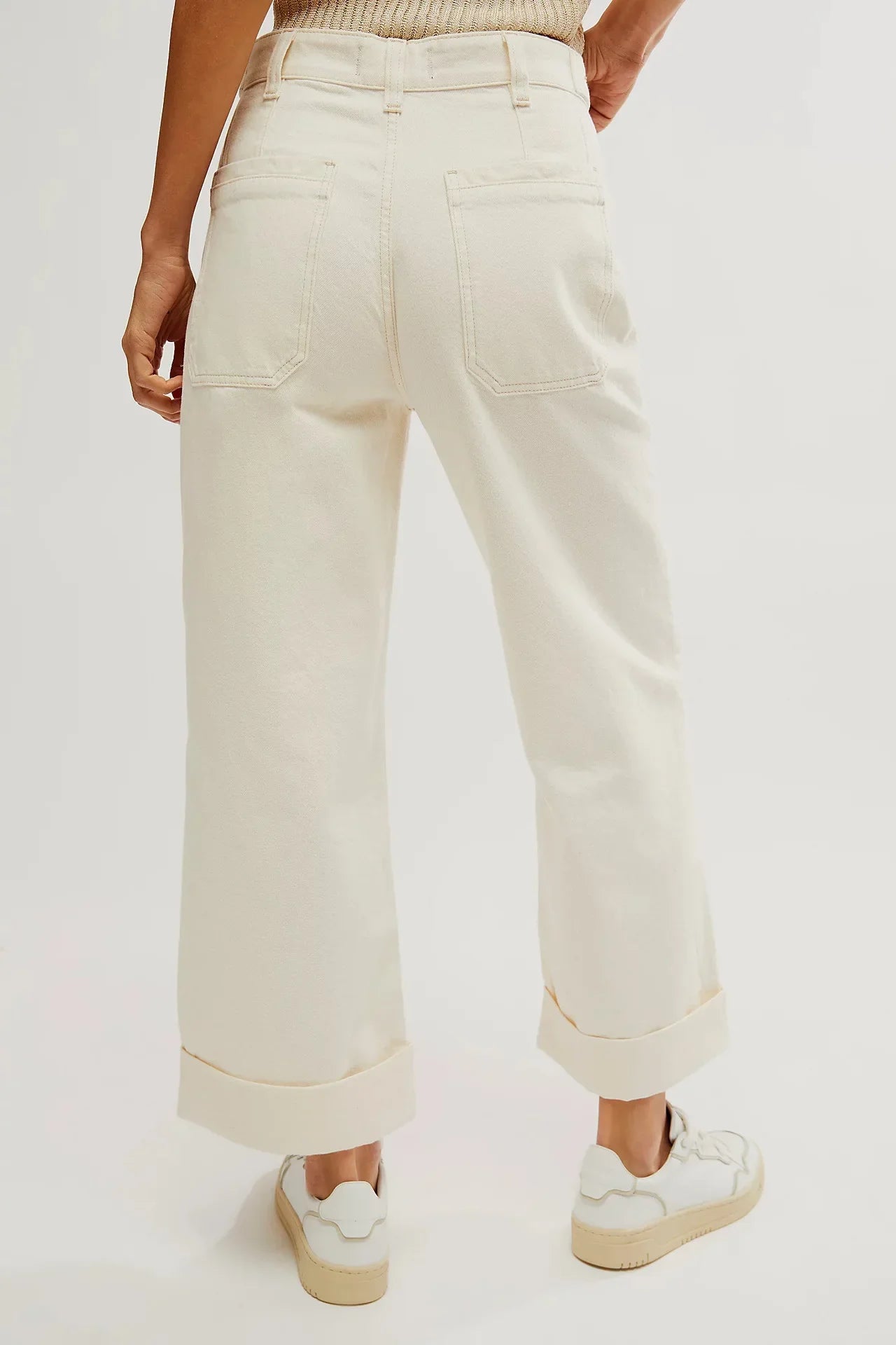 High-Waist Wide-Leg Denim Jeans for Women - Stylish Casual Fit, Versatile Everyday Wear, Available in Multiple Sizes