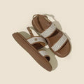 Italian Woven Strap Sandals for Women - Comfortable Casual Footwear for Summer - Versatile Everyday Style