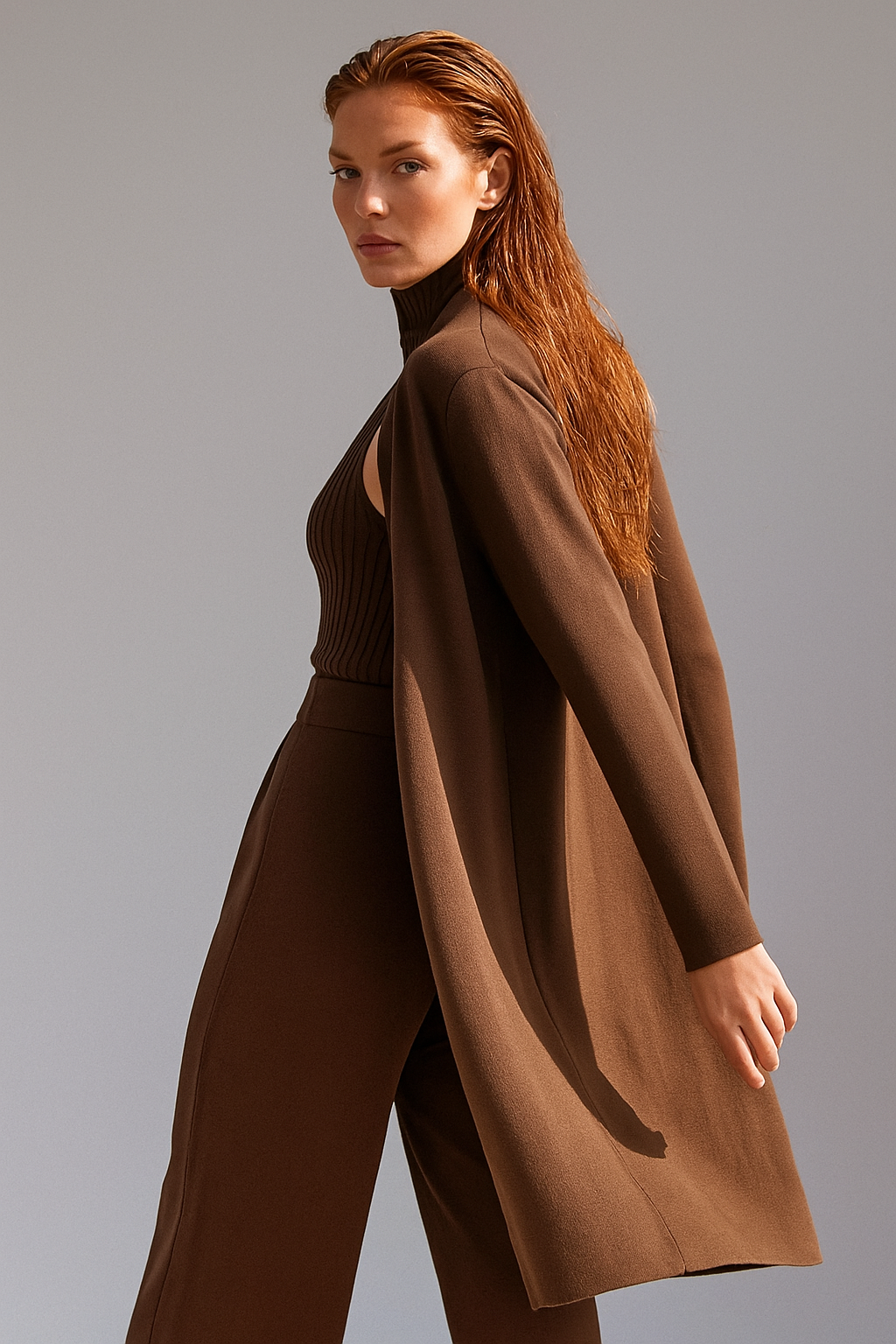 Knit Lounge Set for Women - Soft Cotton Fabric - Comfortable Casual Wear - Perfect for Relaxing or Lounging at Home