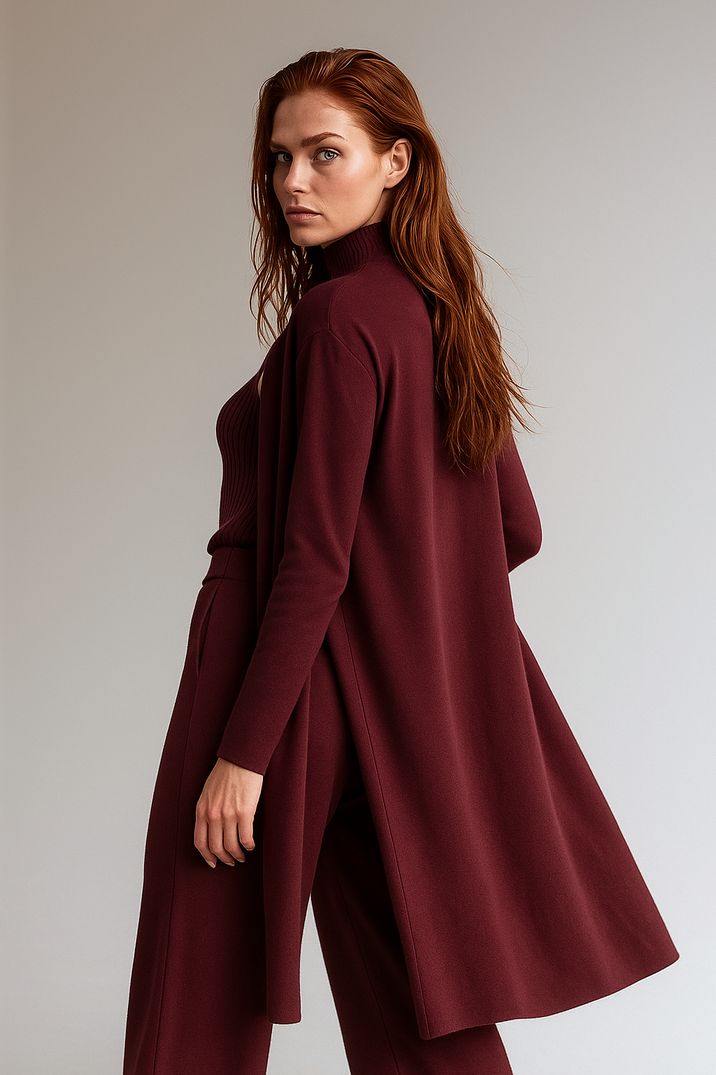 Knit Lounge Set for Women - Soft Cotton Fabric - Comfortable Casual Wear - Perfect for Relaxing or Lounging at Home