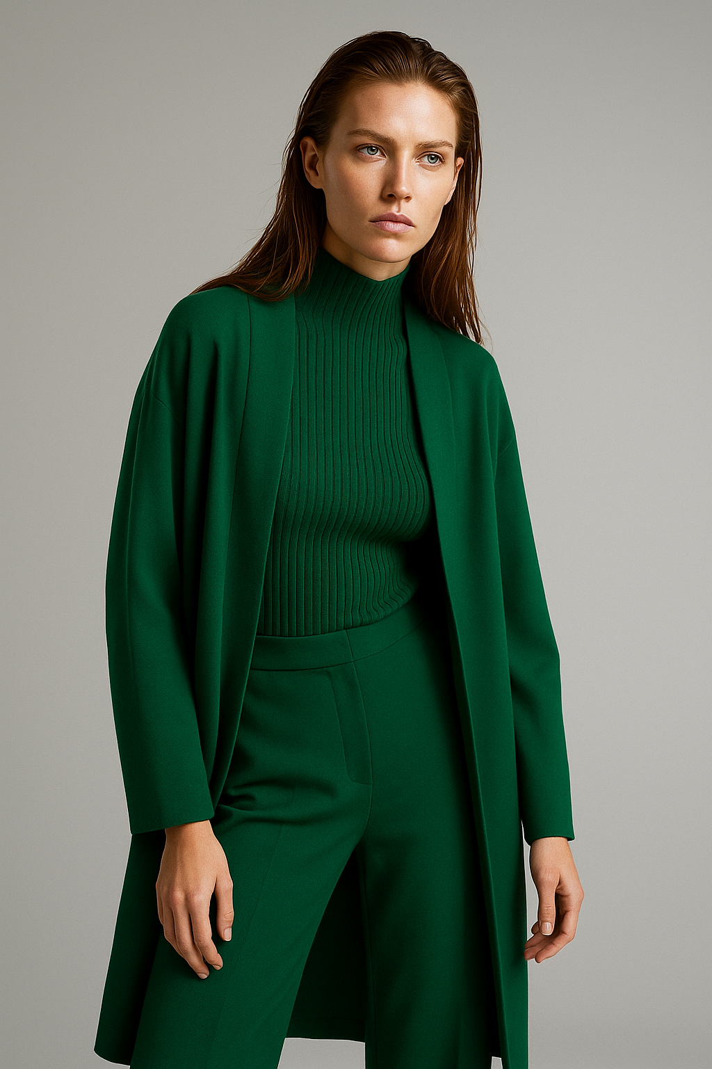 Knit Lounge Set for Women - Soft Cotton Fabric - Comfortable Casual Wear - Perfect for Relaxing or Lounging at Home