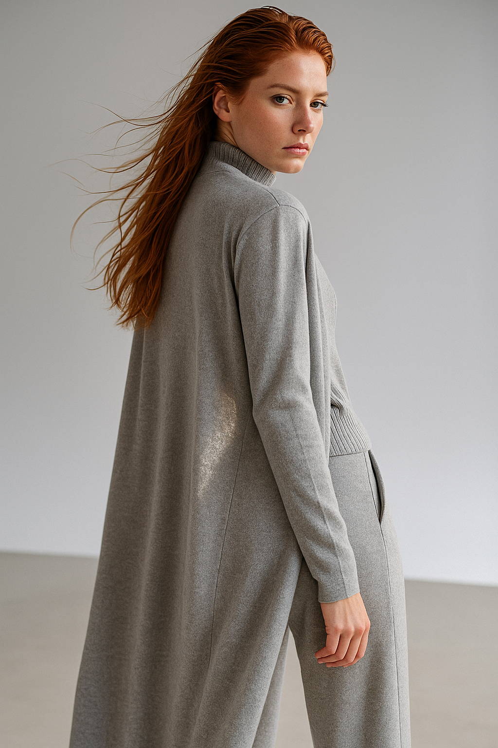 Knit Lounge Set for Women - Soft Cotton Fabric - Comfortable Casual Wear - Perfect for Relaxing or Lounging at Home