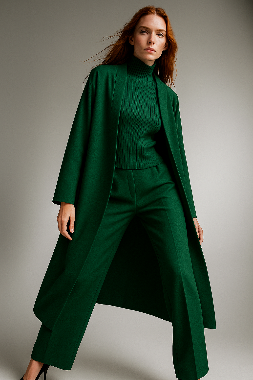 Knit Lounge Set for Women - Soft Cotton Fabric - Comfortable Casual Wear - Perfect for Relaxing or Lounging at Home