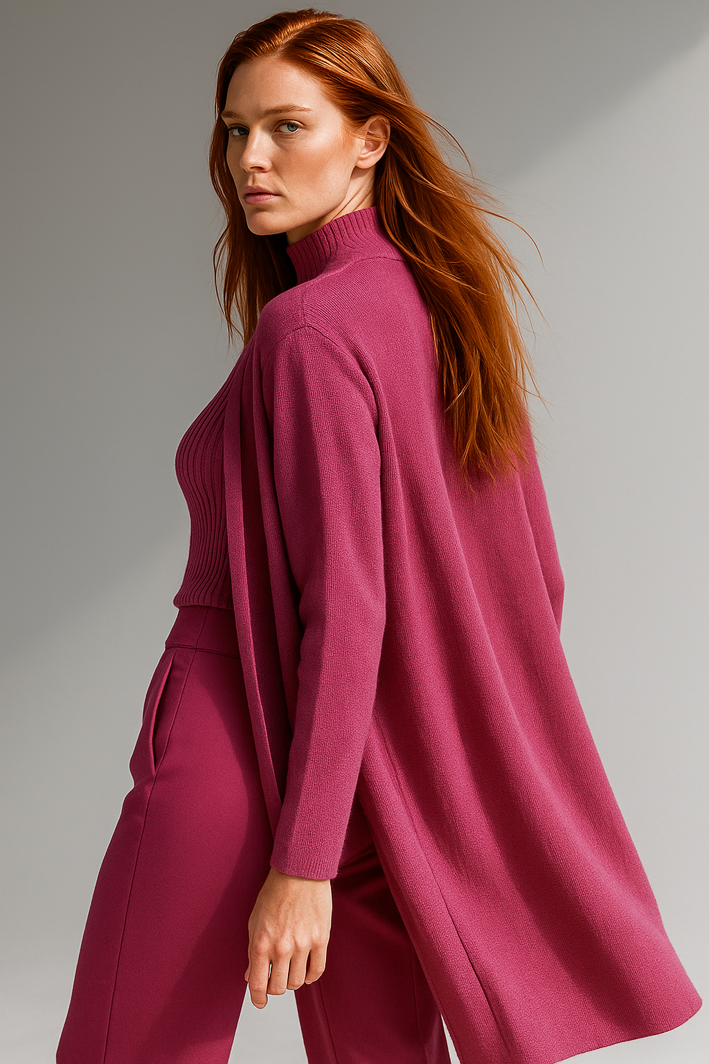 Knit Lounge Set for Women - Soft Cotton Fabric - Comfortable Casual Wear - Perfect for Relaxing or Lounging at Home