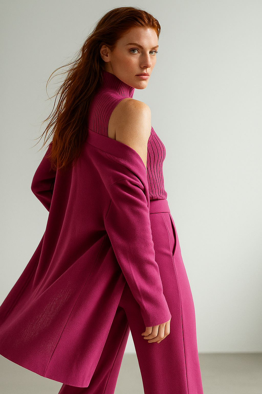 Knit Lounge Set for Women - Soft Cotton Fabric - Comfortable Casual Wear - Perfect for Relaxing or Lounging at Home