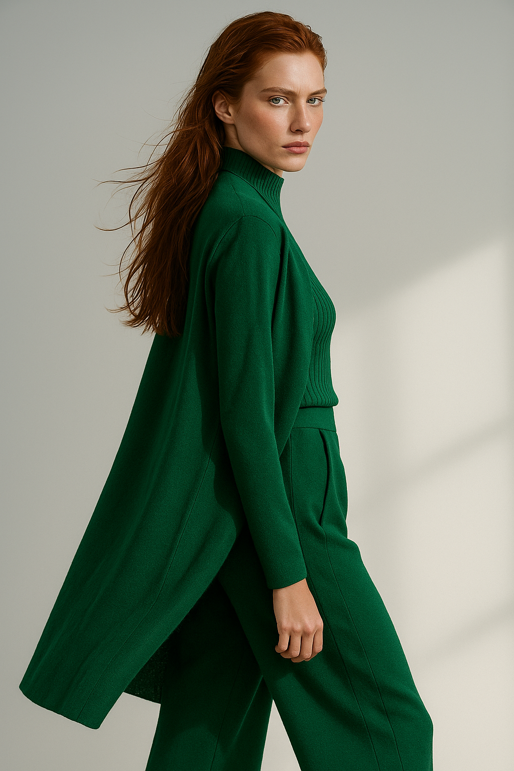 Knit Lounge Set for Women - Soft Cotton Fabric - Comfortable Casual Wear - Perfect for Relaxing or Lounging at Home