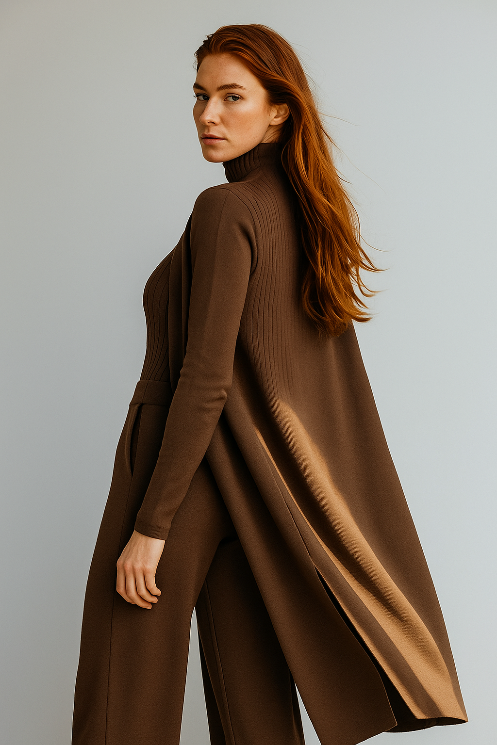 Knit Lounge Set for Women - Soft Cotton Fabric - Comfortable Casual Wear - Perfect for Relaxing or Lounging at Home