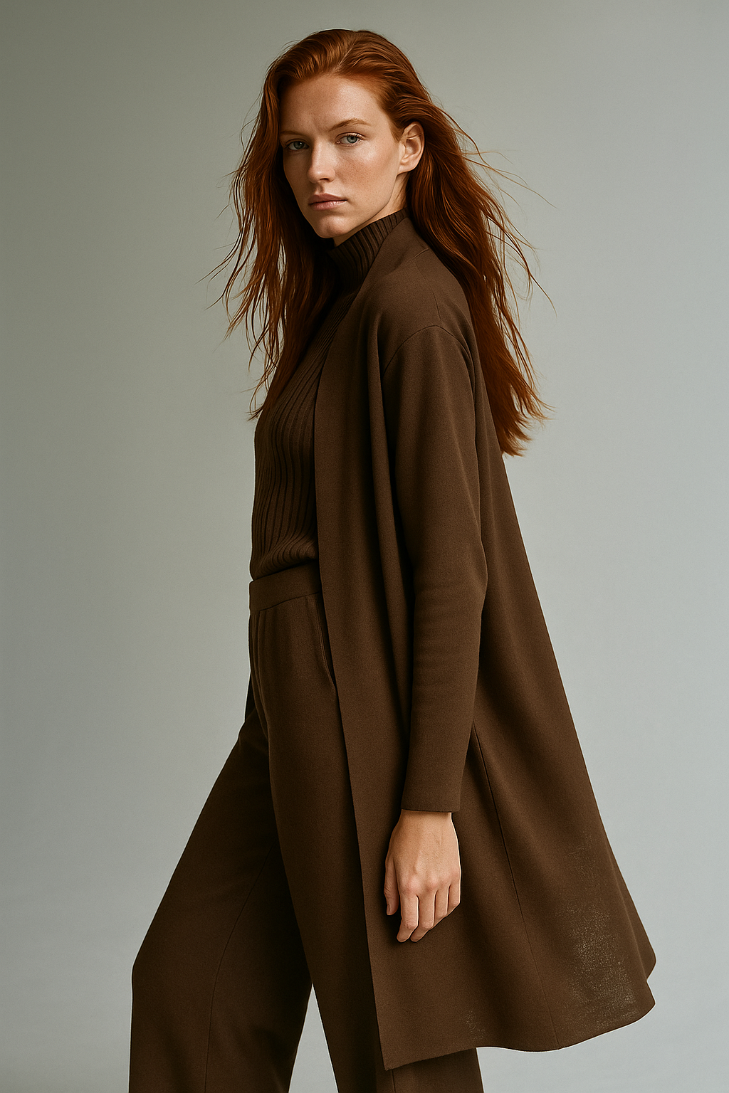 Knit Lounge Set for Women - Soft Cotton Fabric - Comfortable Casual Wear - Perfect for Relaxing or Lounging at Home