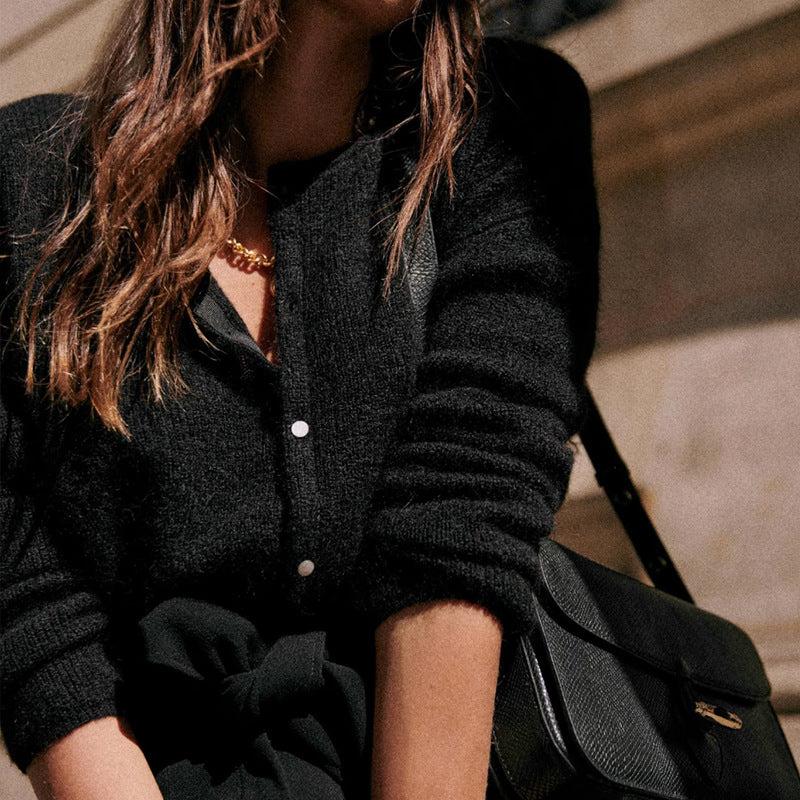 Knit Top for Women - Soft Nordique Fabric - Casual Long Sleeve Sweater - Perfect for Everyday Wear