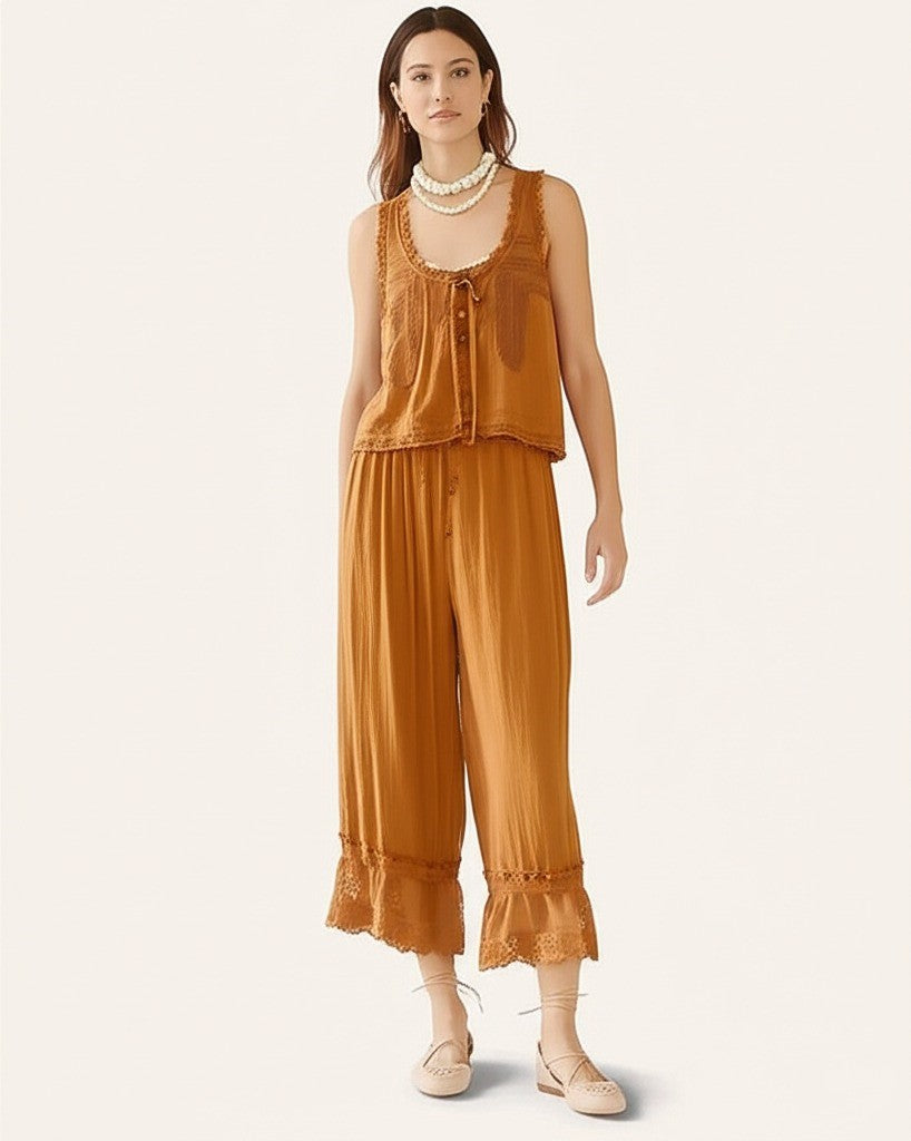 Lace Two-Piece Set for Women | Elegant Design | Perfect for Parties and Special Occasions