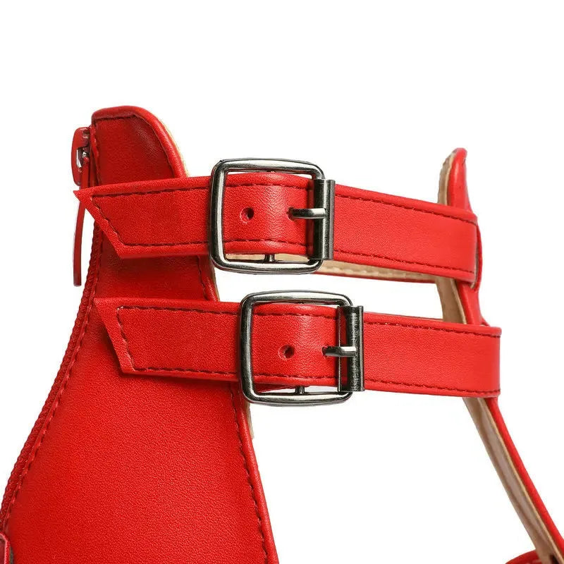 Lacey Strapped Platform Heels for Women - Elegant Lace Design - Perfect for Parties and Special Occasions