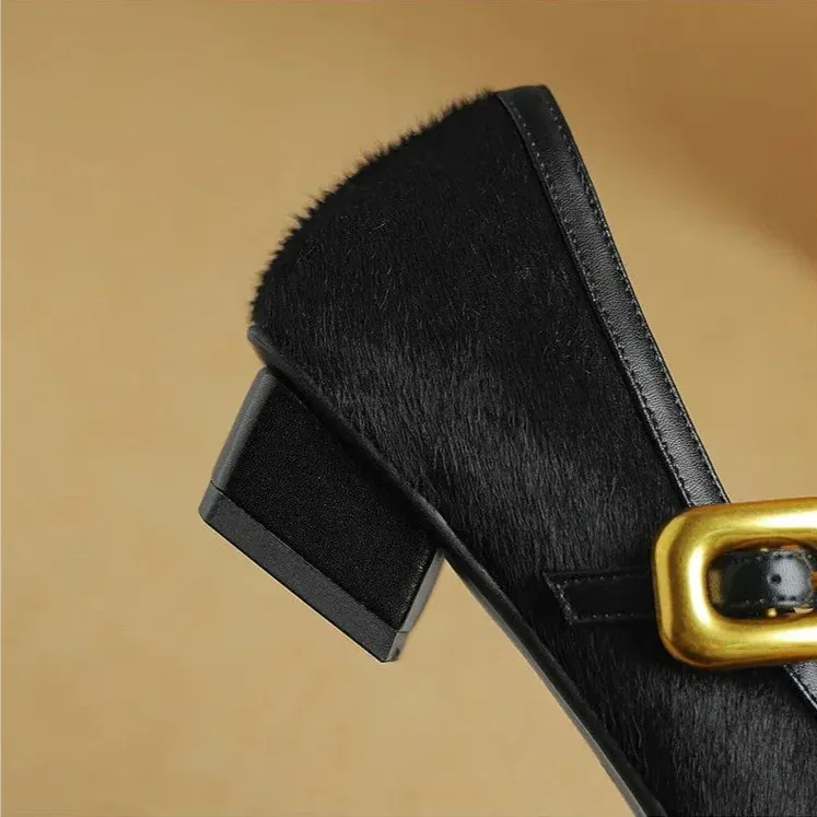 Leopard Print Mid-Heel Shoes for Women - Stylish Feline Luxe Design for Casual or Dressy Occasions